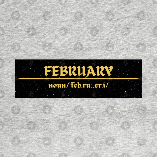 Word February by Ralen11_